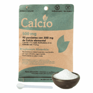 CALCIO: 90 PORCIONES CON 500 MG DE CALCIO ELEMENTAL (DULZURA NATURAL)