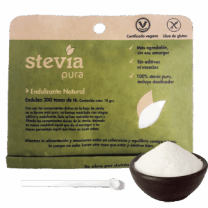 STEVIA PURA EN SOBRE, 200 TAZAS DULZURA NATURAL